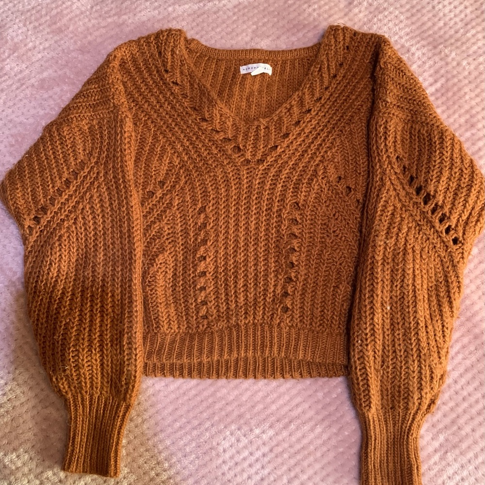 Orange Fall Sweater